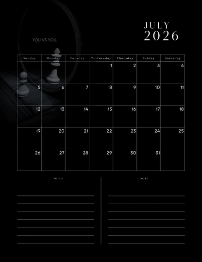 HU$TLER$ 0NLY 2026 Monthly Digital Planner