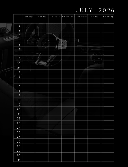 HU$TLER$ 0NLY 2026 Monthly Digital Planner