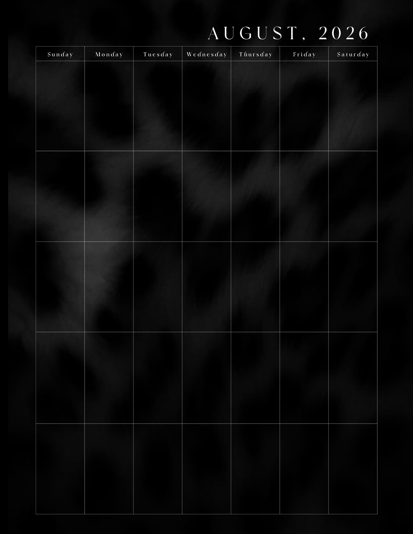 HU$TLER$ 0NLY 2026 Monthly Digital Planner