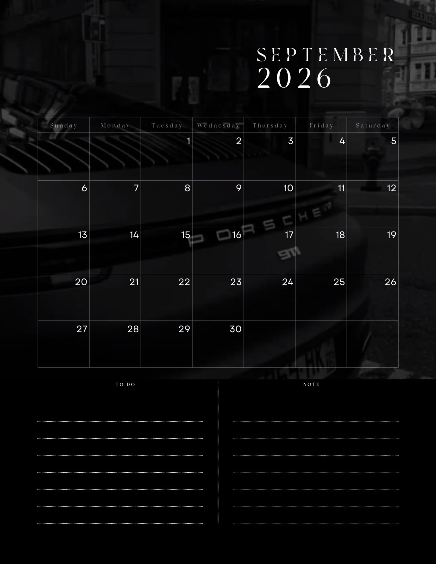 HU$TLER$ 0NLY 2026 Monthly Digital Planner