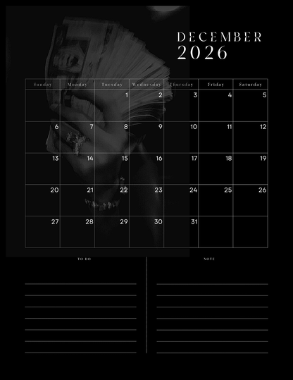 HU$TLER$ 0NLY 2026 Monthly Digital Planner